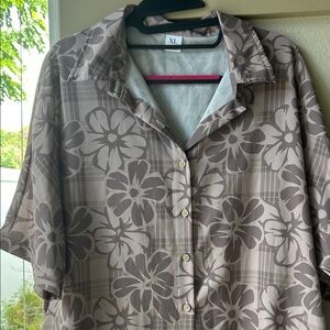 Floral Button-Up Dress